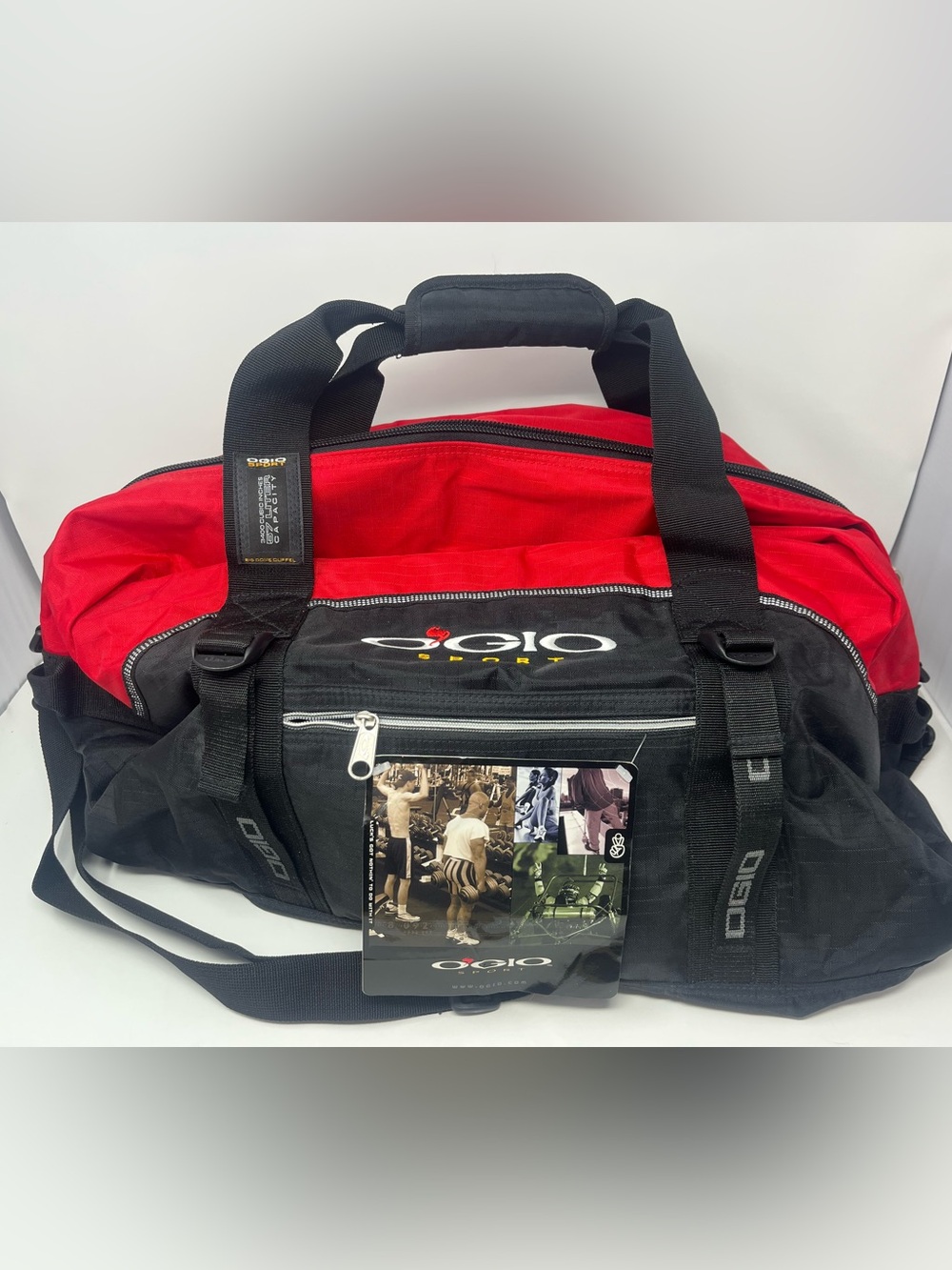 OGIO Sport Big Dome Duffel Bag Gym Travel Red Black 57 L NEW